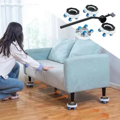 FurnyFlex™ set di rotelle per trasporto mobili