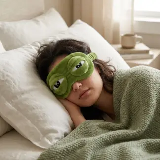 DreamToad™ mascherina per dormire con occhi da rana