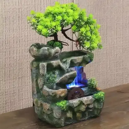 DreamMill™ fontana da scrivania con mulino ad acqua e luce LED