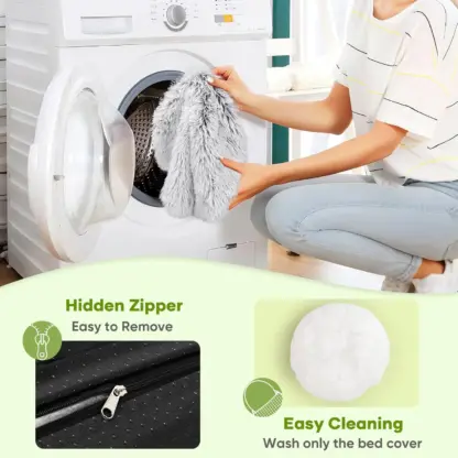 Tunnel per gatti rotondo e soffice PurrCave™ regolabile