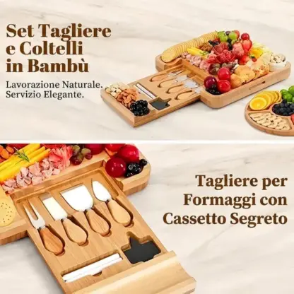 Plattera™ set tagliere salumi e formaggi