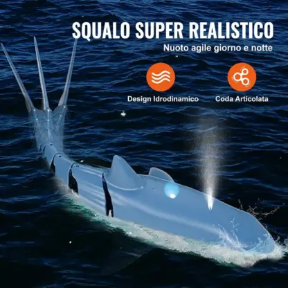 JawHunter™ giocattolo grande squalo bianco telecomandato