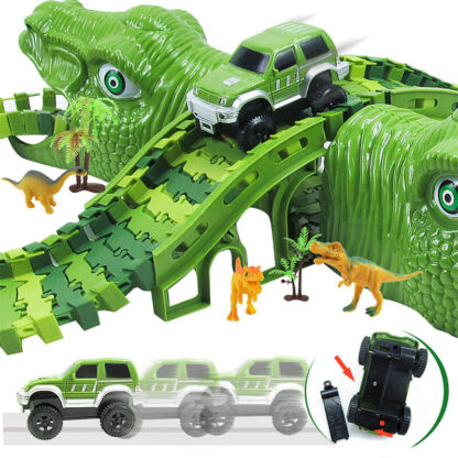 Pista per auto dei dinosauri DinoRoad