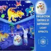 DinoGlow™ proiettore LED a forma di uovo di dinosauro con 21 temi
