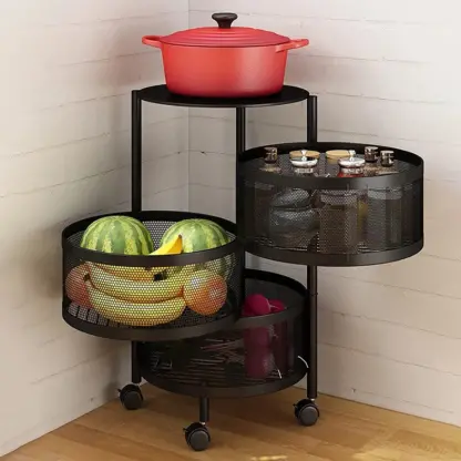 RotatoRack™ organizer su carrello a 3 livelli