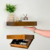 FloatShelf™ mensola a muro con scomparto segreto (53 x 17,5 x 5 cm)