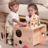 MonteKiddo™ tavolino e sedia in legno per bimbi piccoli