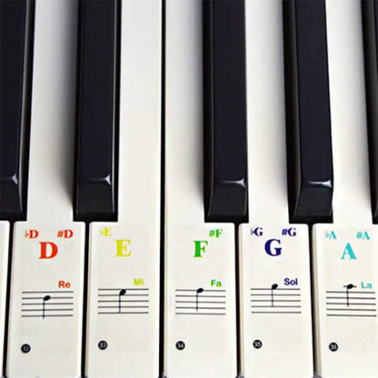 Etichette per la tastiera PianoCoach
