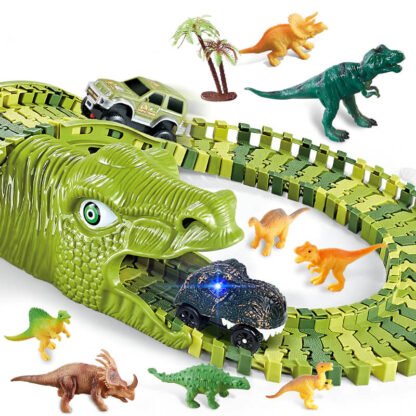 Pista per auto dei dinosauri DinoRoad