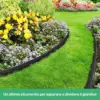 EasyBorder™ bordo per prato in plastica con chiodi - 10m