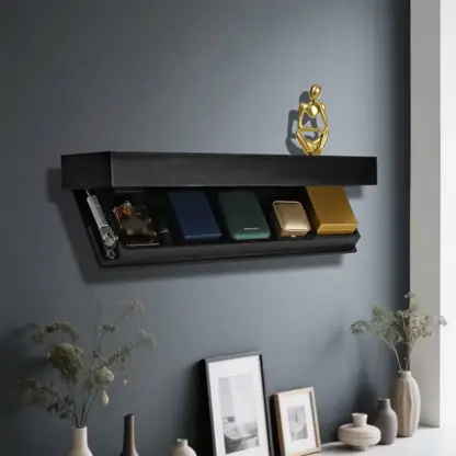 FloatShelf™ mensola a muro con scomparto segreto (53 x 17,5 x 5 cm)