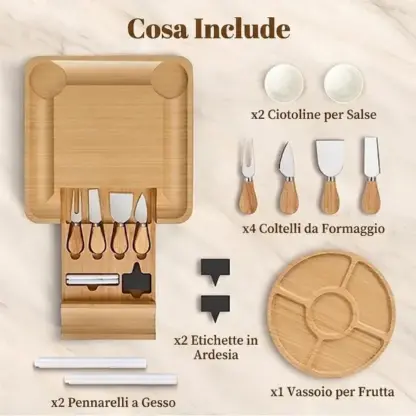 Plattera™ set tagliere salumi e formaggi