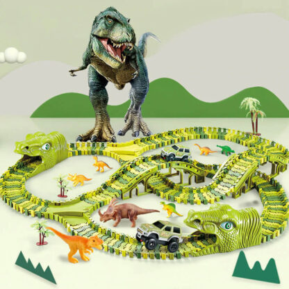 Pista per auto dei dinosauri DinoRoad