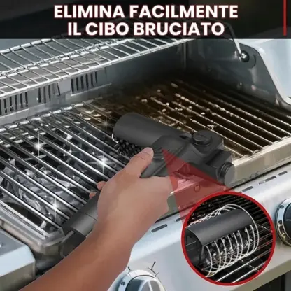 CharBlaze™ spazzola elettrica per la pulizia della griglia