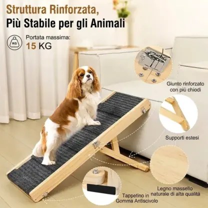 PawClimb™ rampa per cani pieghevole e regolabile