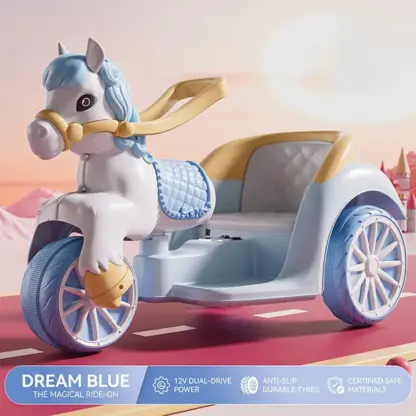 RoyalRide™ carrozza elettrica a cavallo per bambini