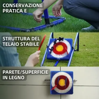 AimStrike™ gioco di lancio di ascia e shuriken per bambini