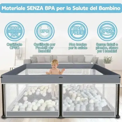 NestPlay™ box per bambini pieghevole (127 x 127 cm)