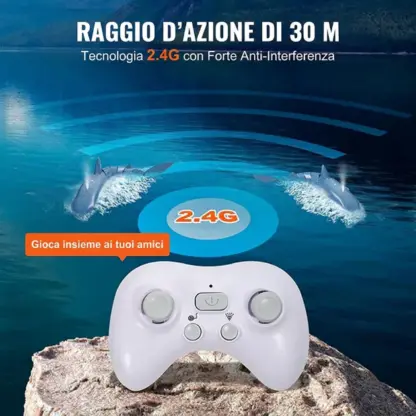 JawHunter™ giocattolo grande squalo bianco telecomandato