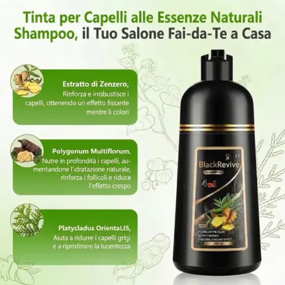 BlackRevive™ shampoo colorante per capelli neri