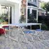 CampMate™ Tavolo da campeggio pieghevole in alluminio con 4 sedie