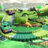 Pista per auto dei dinosauri DinoRoad