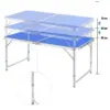 CampMate™ Tavolo da campeggio pieghevole in alluminio con 4 sedie