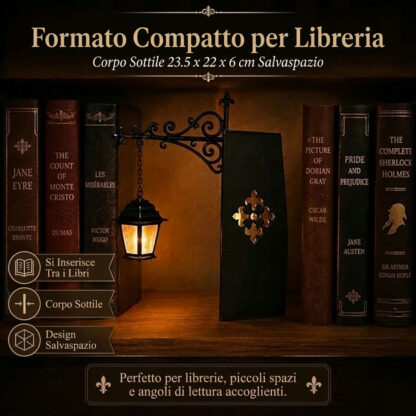 ShelfWisp™ lanterna fantasma da libreria – 2 pz