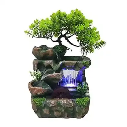 DreamMill™ fontana da scrivania con mulino ad acqua e luce LED