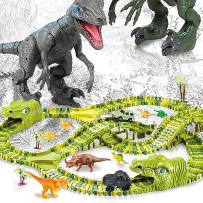 Pista per auto dei dinosauri DinoRoad