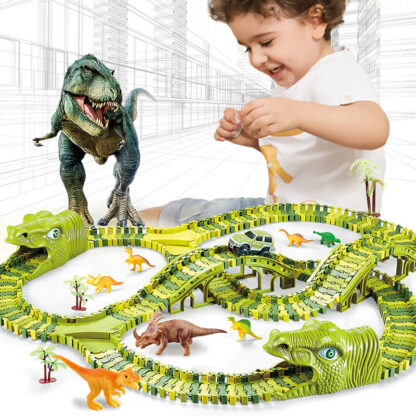 Pista per auto dei dinosauri DinoRoad