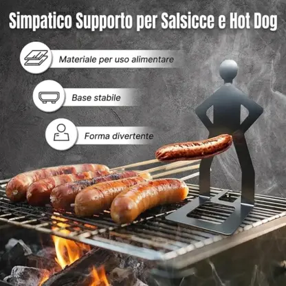 GrillBoyz™ divertenti portasalsicce da barbecue – confezione da 3