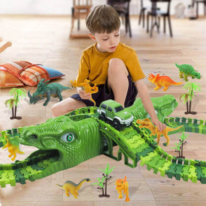 Pista per auto dei dinosauri DinoRoad