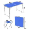 CampMate™ Tavolo da campeggio pieghevole in alluminio con 4 sedie