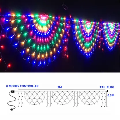 FlashNet™ rete luminosa LED pavone