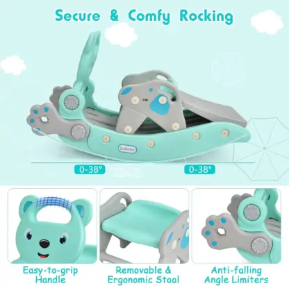 RockySlide™ scivolo e dondolo 5-in-1 per bambini piccoli