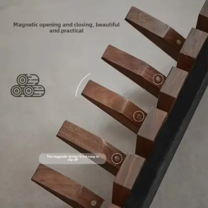 PianoRack™ appendiabiti in legno a forma di tasto di pianoforte-middle