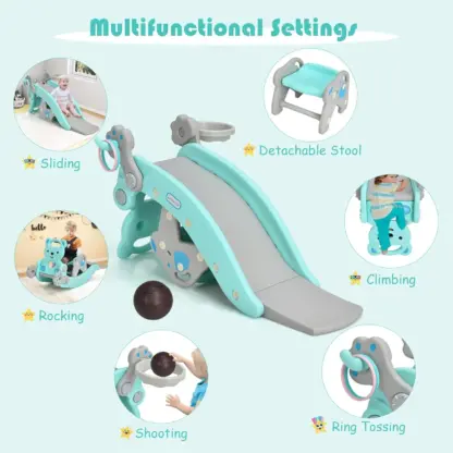 RockySlide™ scivolo e dondolo 5-in-1 per bambini piccoli-middle