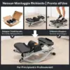 StepRocks™ stepper oscillante con bande elastiche-middle