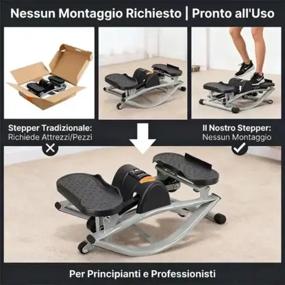 StepRocks™ stepper oscillante con bande elastiche-middle