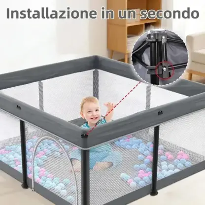 NestPlay™ box per bambini pieghevole (127 x 127 cm)-middle