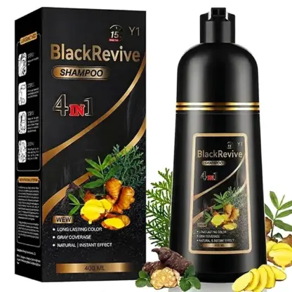 BlackRevive™ shampoo colorante per capelli neri-middle