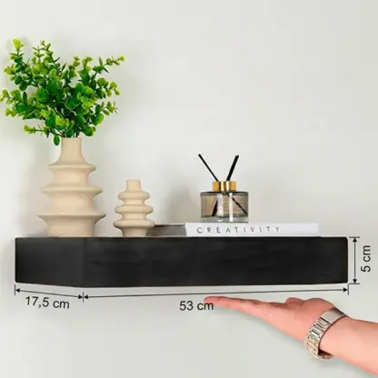 FloatShelf™ mensola a muro con scomparto segreto (53 x 17,5 x 5 cm)-middle