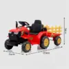 FarmRider™ trattore elettrico cavalcabile per bambini con rimorchio-middle