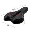 Sella per bici in silicone EliteFlow-middle