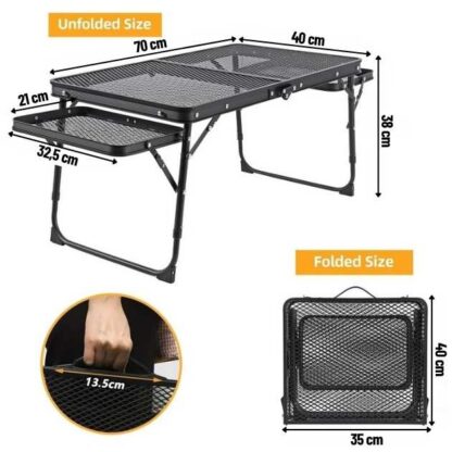 CampMax™ Tavolo pieghevole in rete per esterni-middle