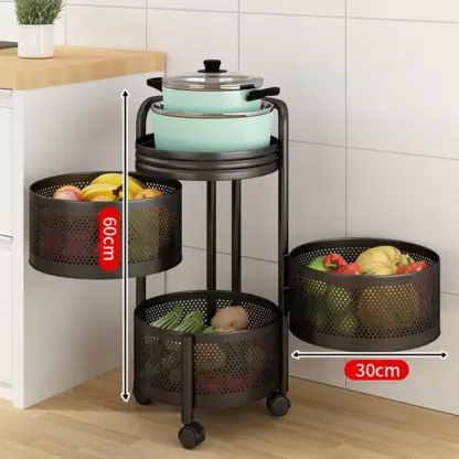 RotatoRack™ organizer su carrello a 3 livelli-middle