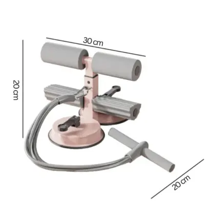 CoreGrip™ support per addominali con doppia ventosa e corda-middle