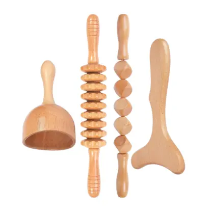 CelluShape™ set di strumenti per massaggio linfatico (4 pezzi)