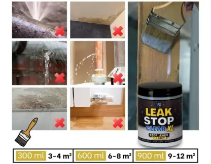 Αδιάβροχο στεγανωτικό Leak Stop Clear XL